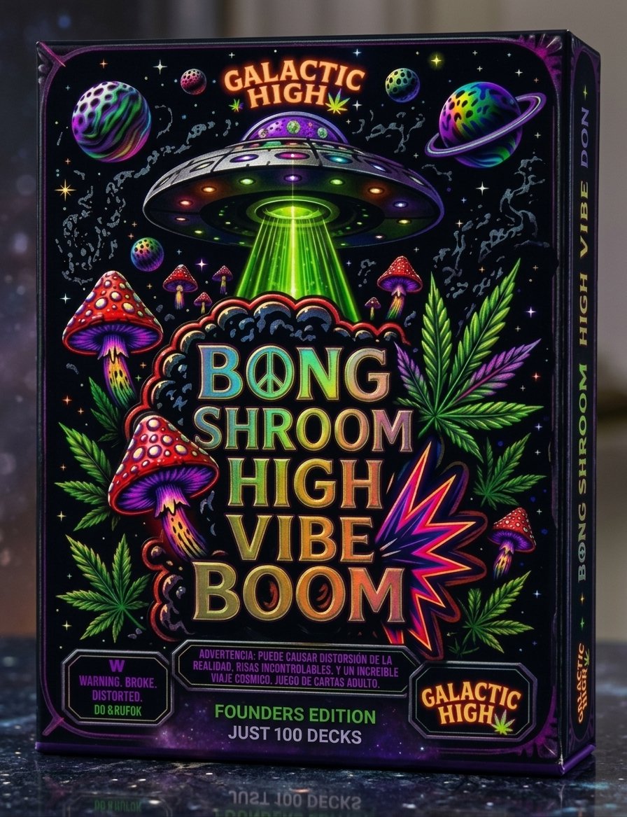Caja de Bong Shroom High Vibe Boom